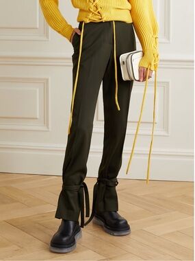 JW Anderson 100% Sheep’s Wool Lace-Up Pants (Size 6)